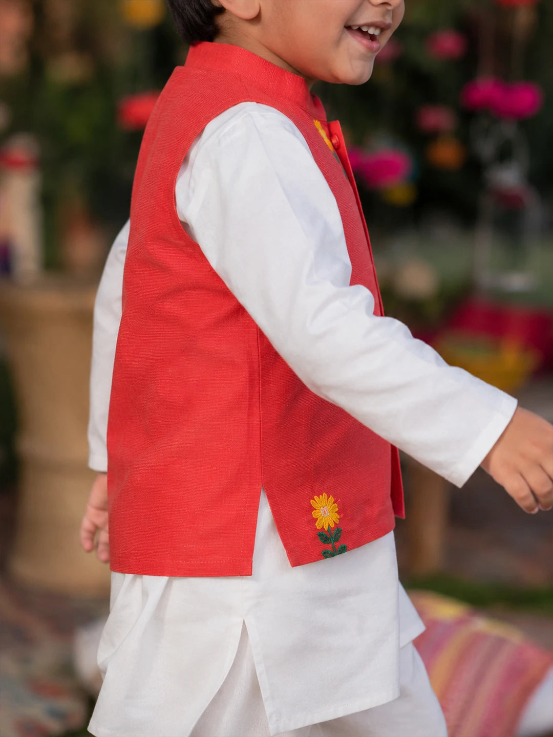 Kurta Pajama Jacket Set