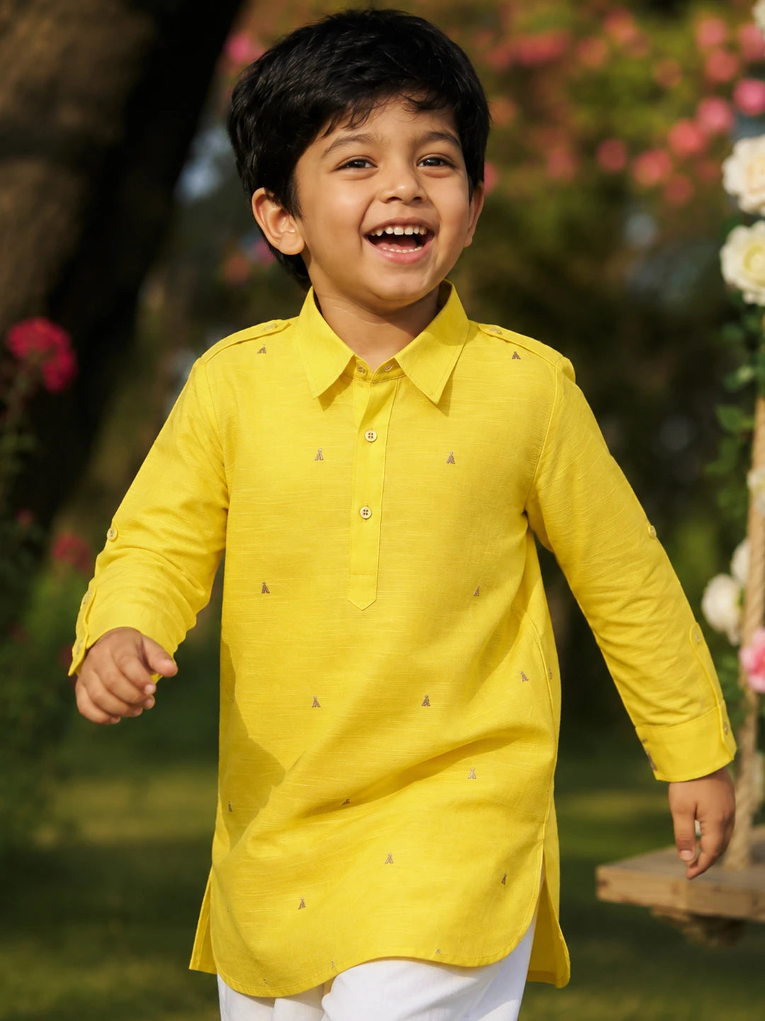 Embroidered Kurta Pajama Set