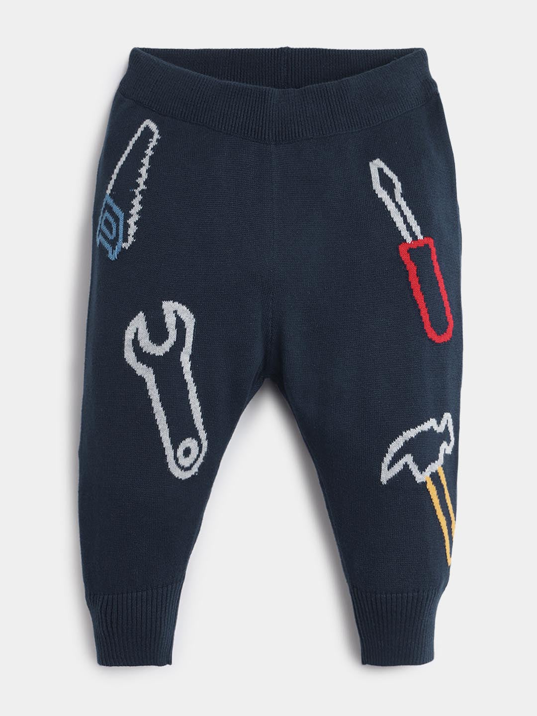 Printed Cotton Sweater & Jogger Set