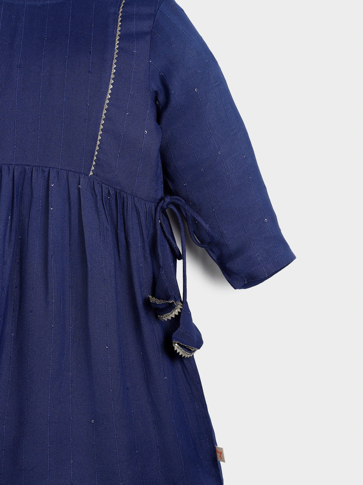 Blue Sequin Sharara Set