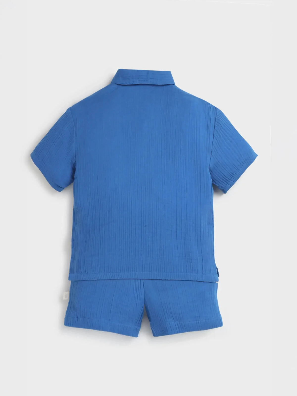 Classic Blue Polo Shirt & Shorts Set