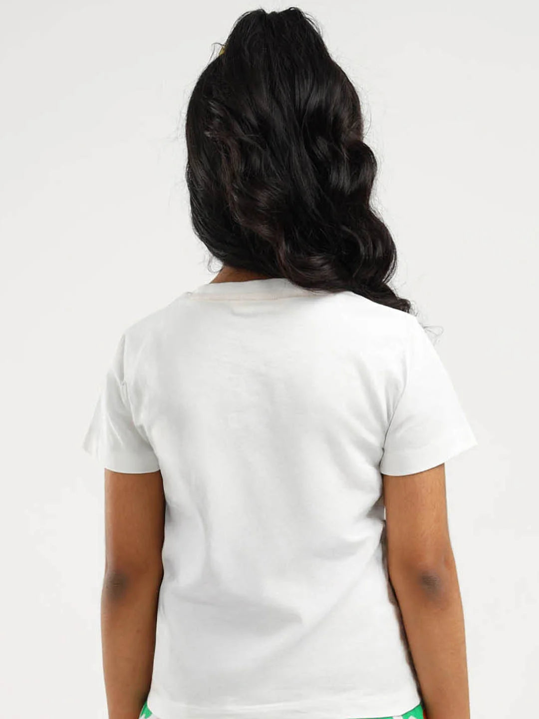 Girls Pocket Detail T-Shirt & Wide-Leg Pants Set