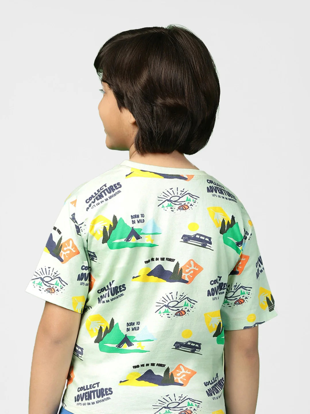 Boys Adventure Print T-Shirt & Joggers Set