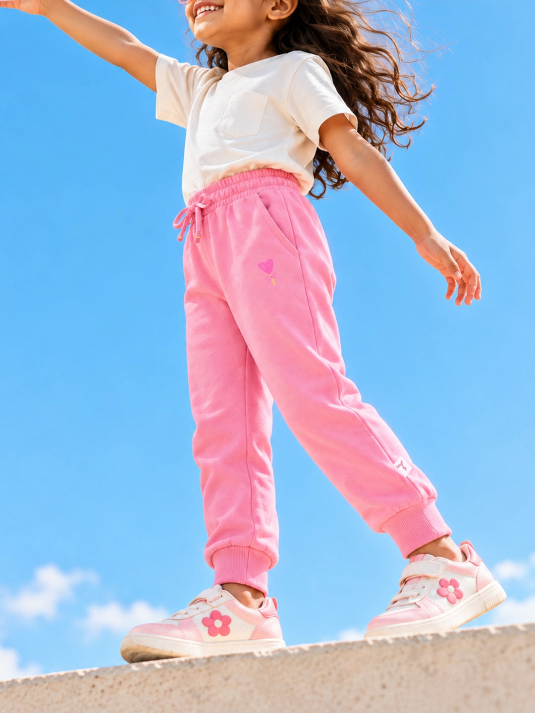 Candy Pink Girl's Joggers