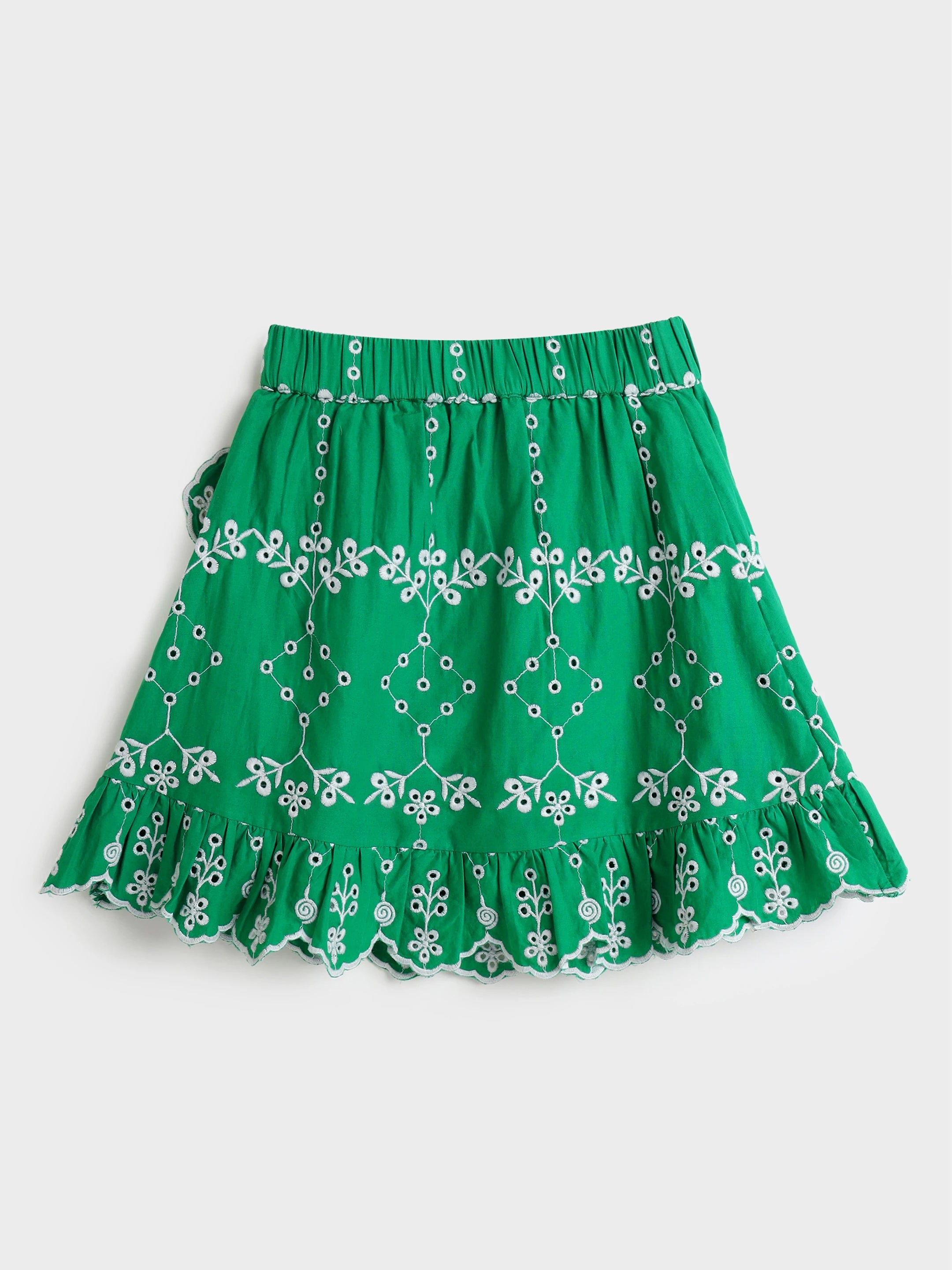 Schiffli Layered Skirt