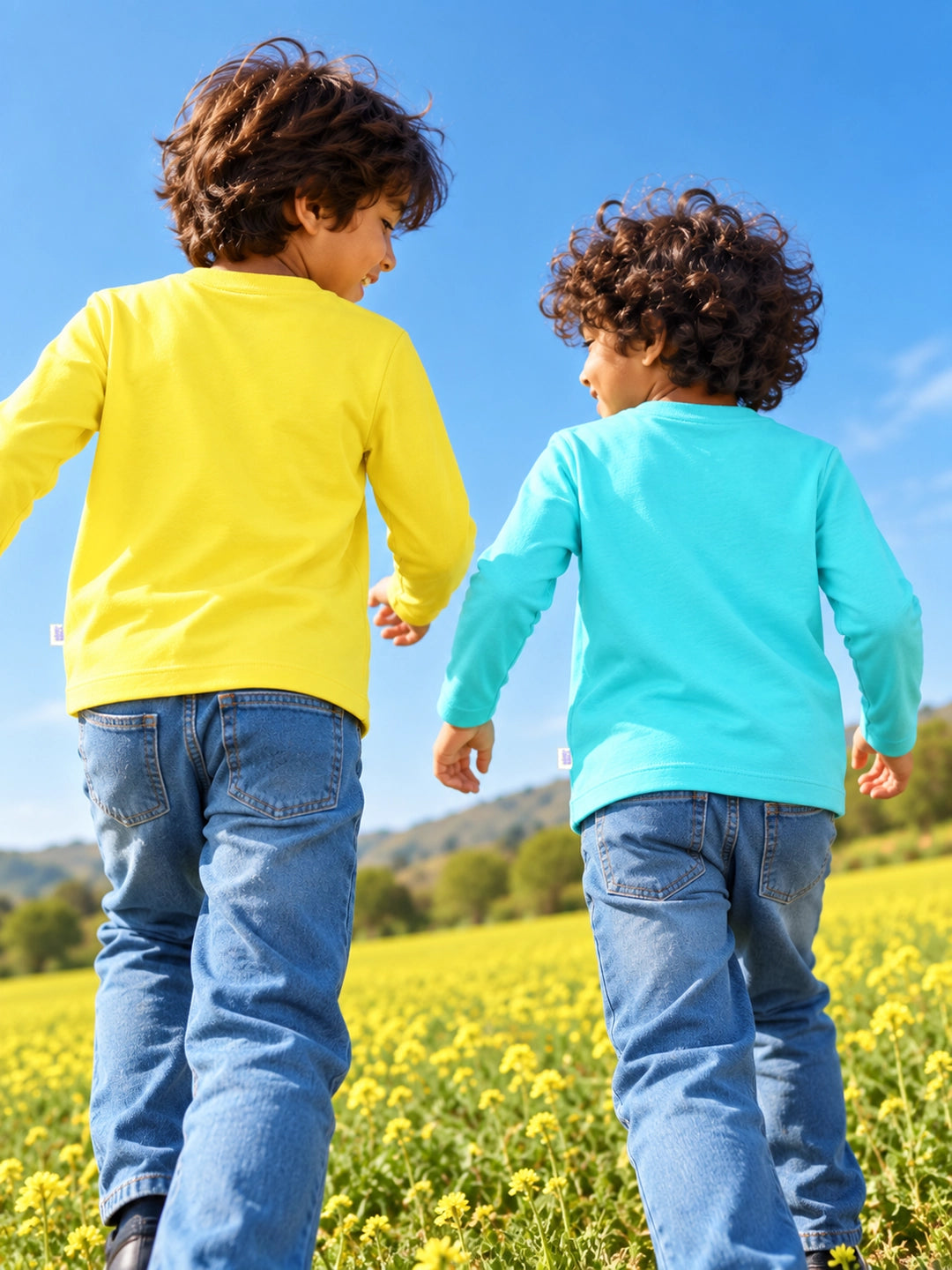 Pack of 2 Full Sleeves Boy's T-Shirts