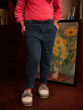 Blue Fleece Denim