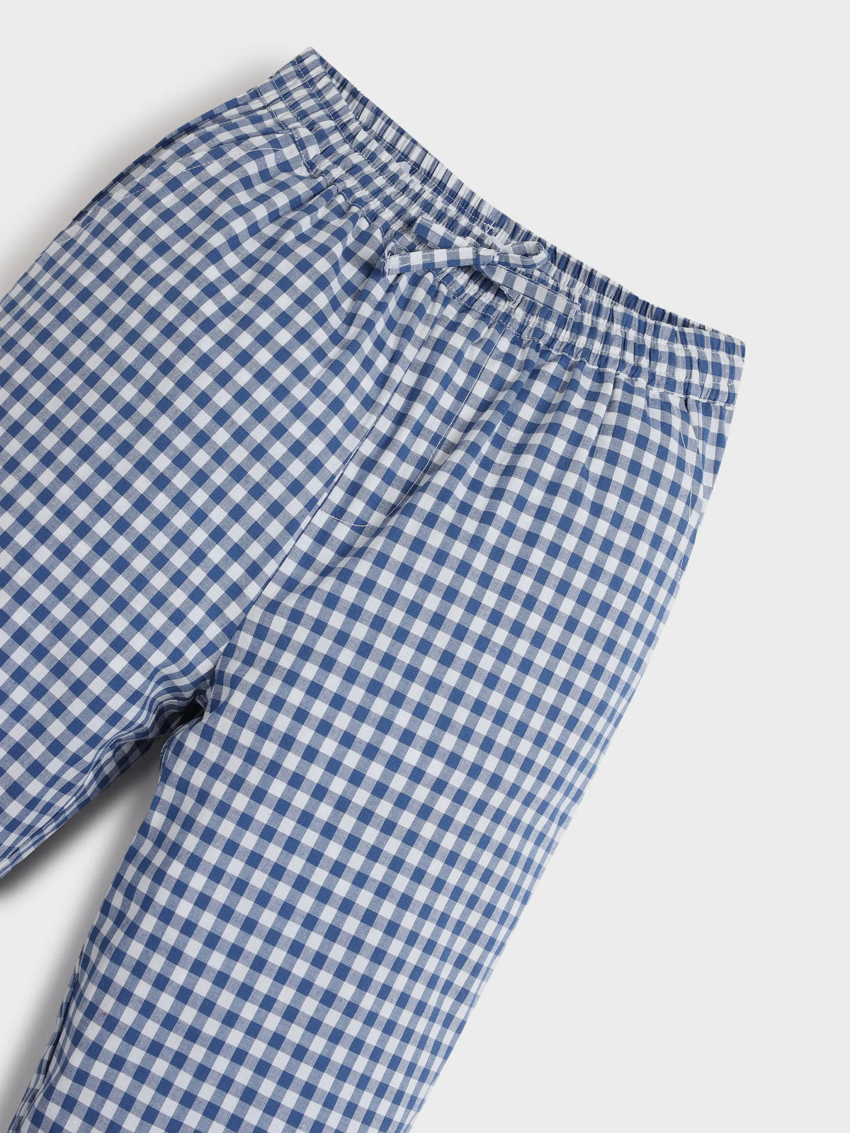 Checkered Blue Co-ord Set