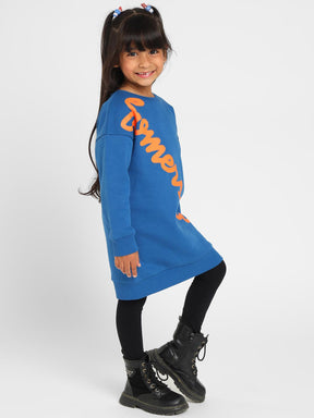 Blue Somersault Sweatshirt Dress