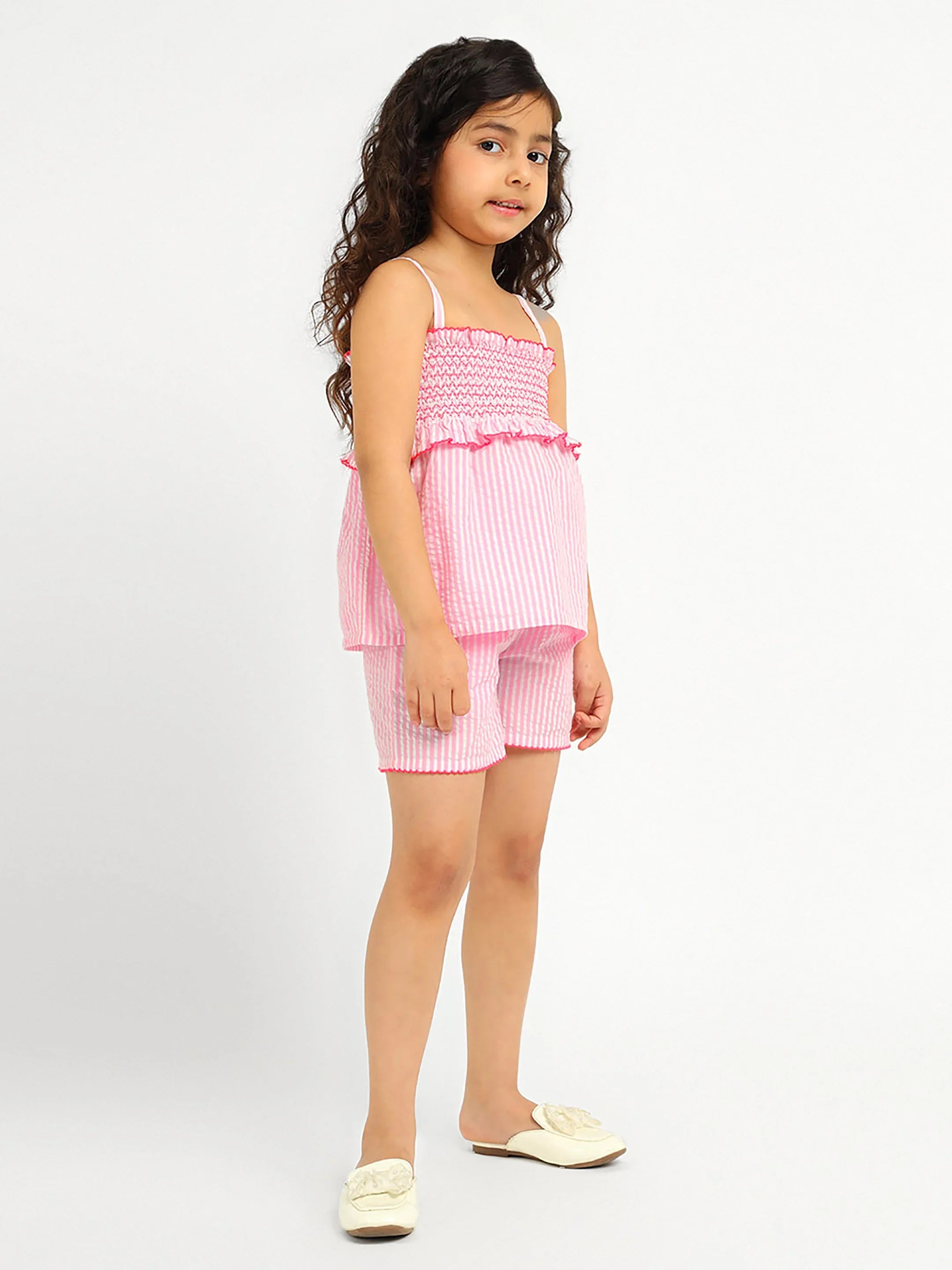 Striped Frills Co-ord Set