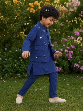 Kurta Pajama Jacket Set