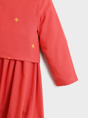 EMBROIDERED DRESS