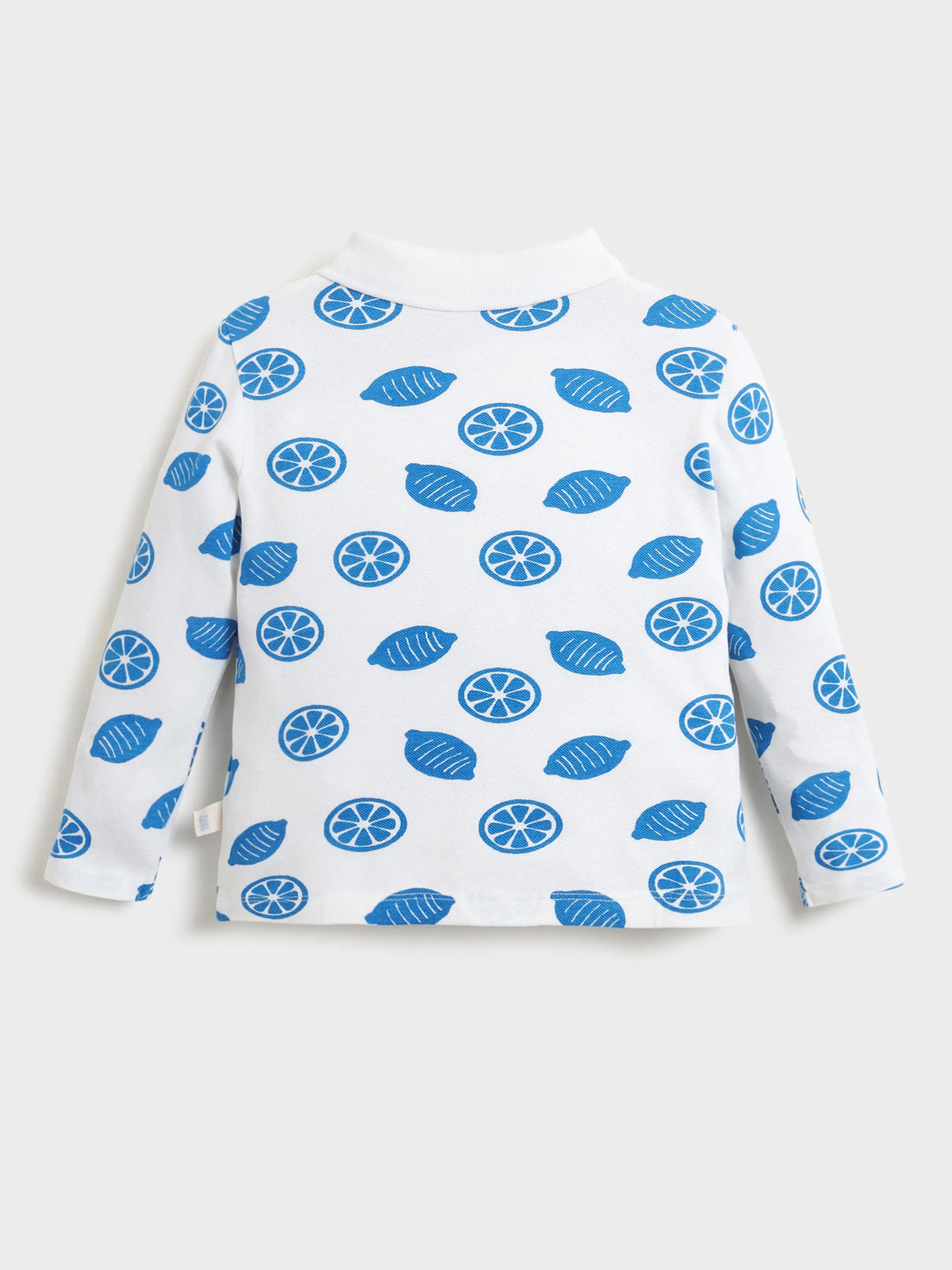 Printed Polo Neck Tee