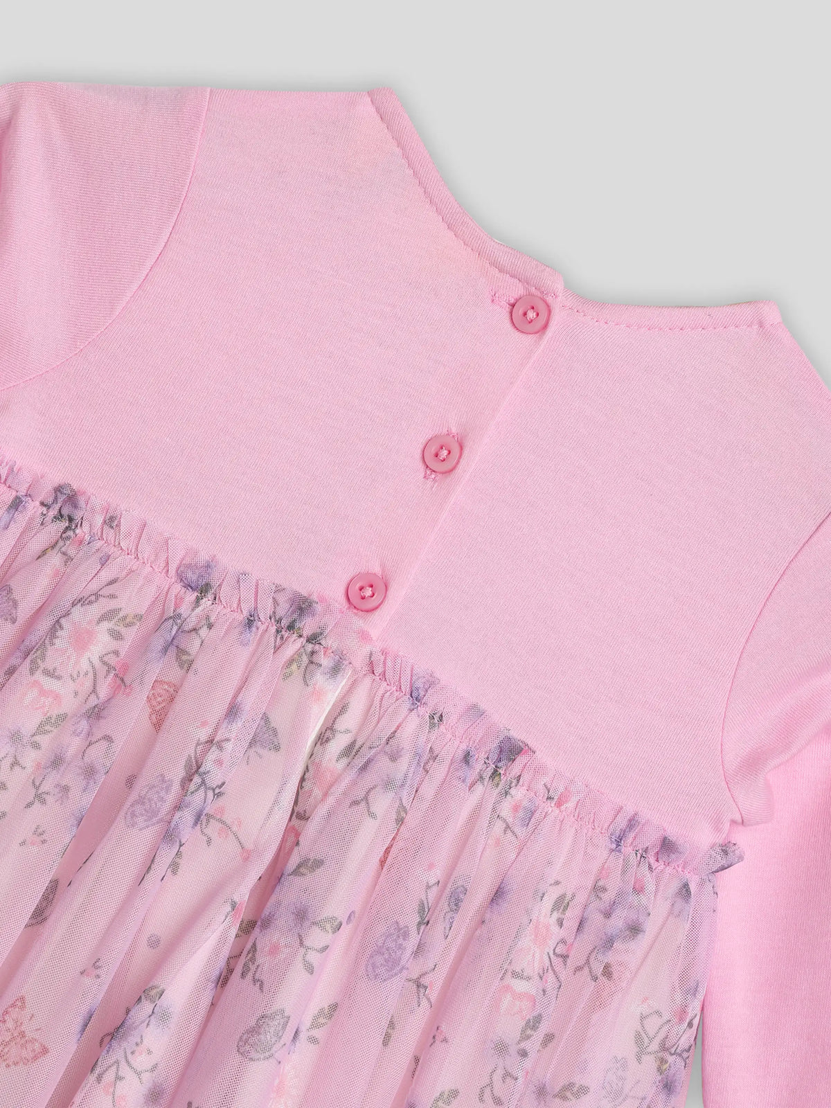 Printed Pink Tulle Dress Somersault