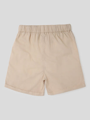 Khaki Shorts With Pocket