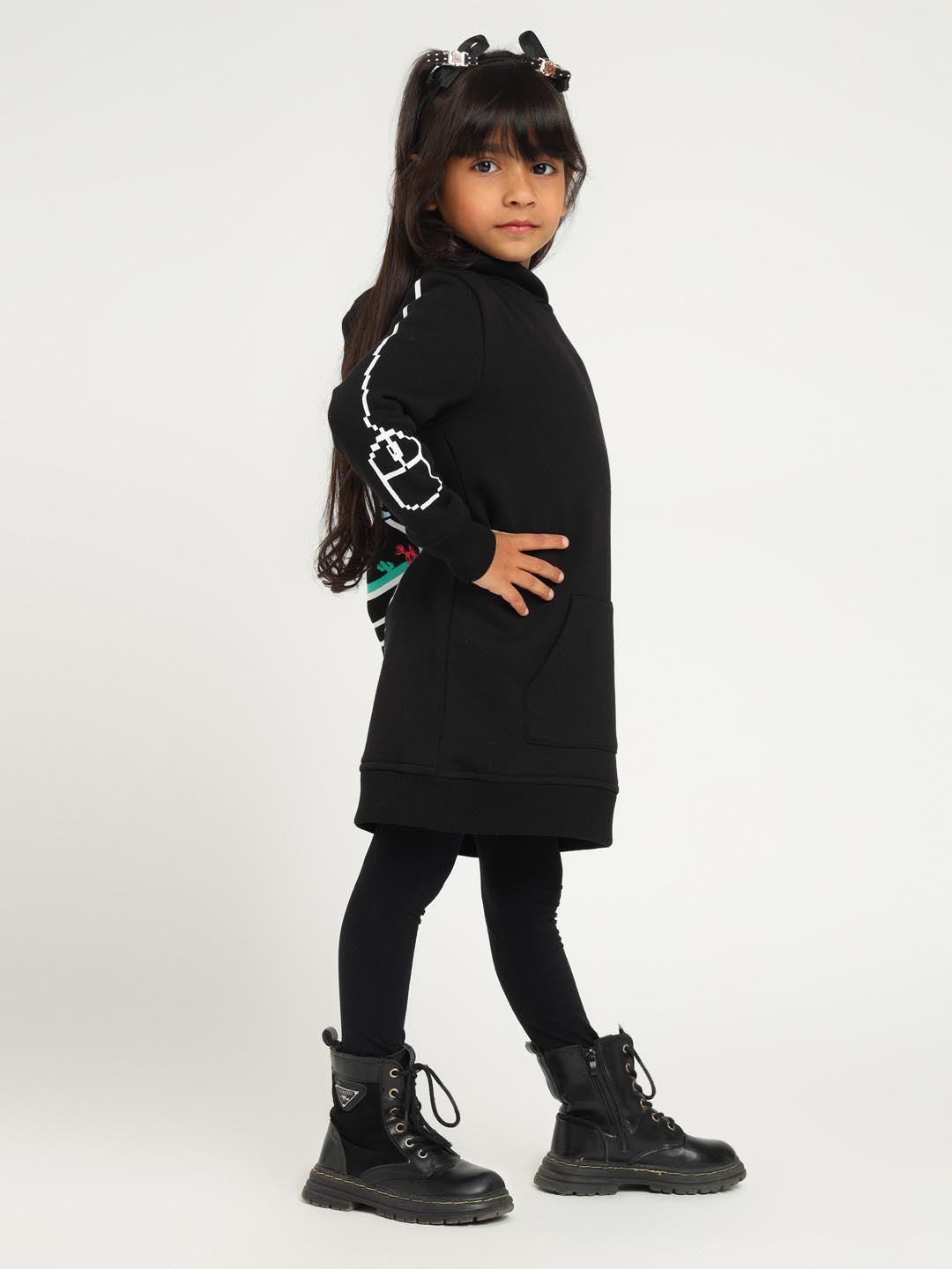 Hooded Sweatshirt Dress