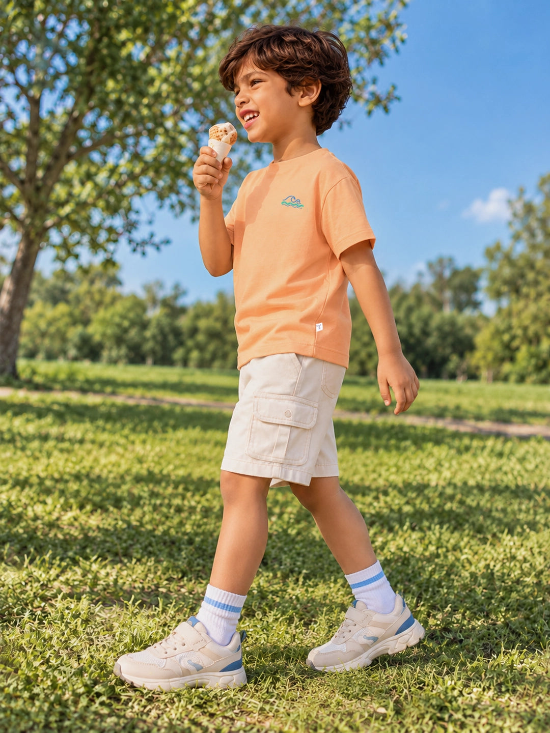 Tangy Orange Boy's T-Shirt