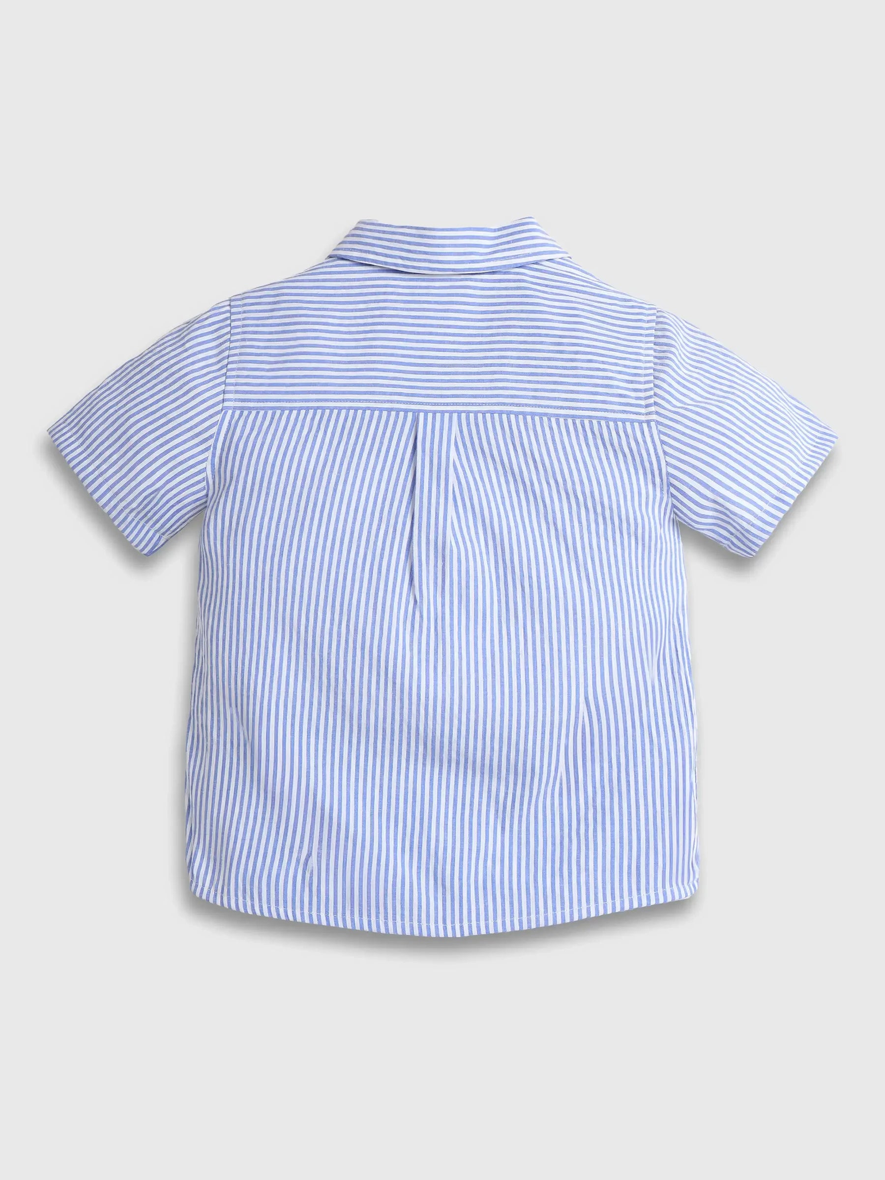 Sky Striped Cotton Shirt