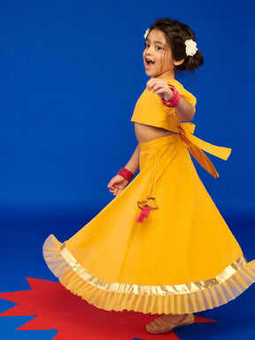 Kesari Top and Flare Skirt Set Somersault