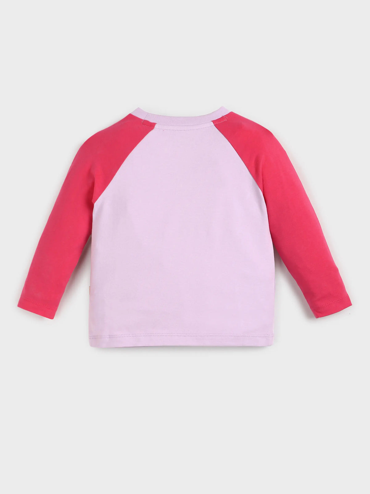 Lilac & Pink Raglan Sleeve top