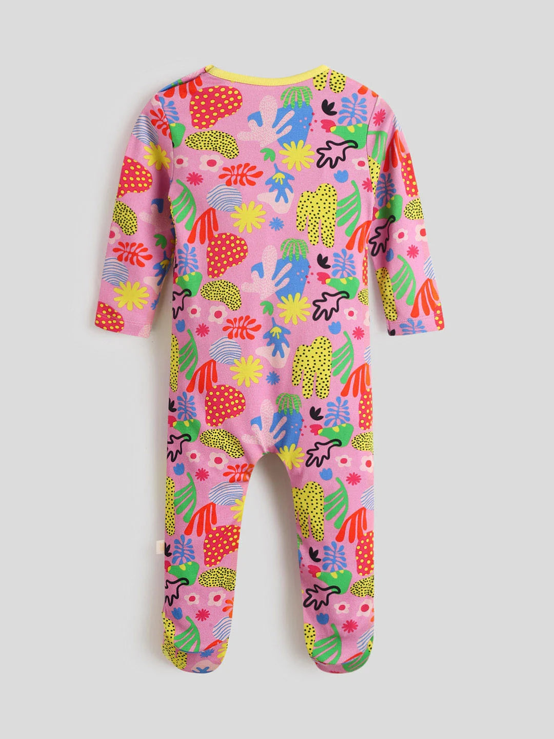 Flora Footed Cotton Sleepsuit