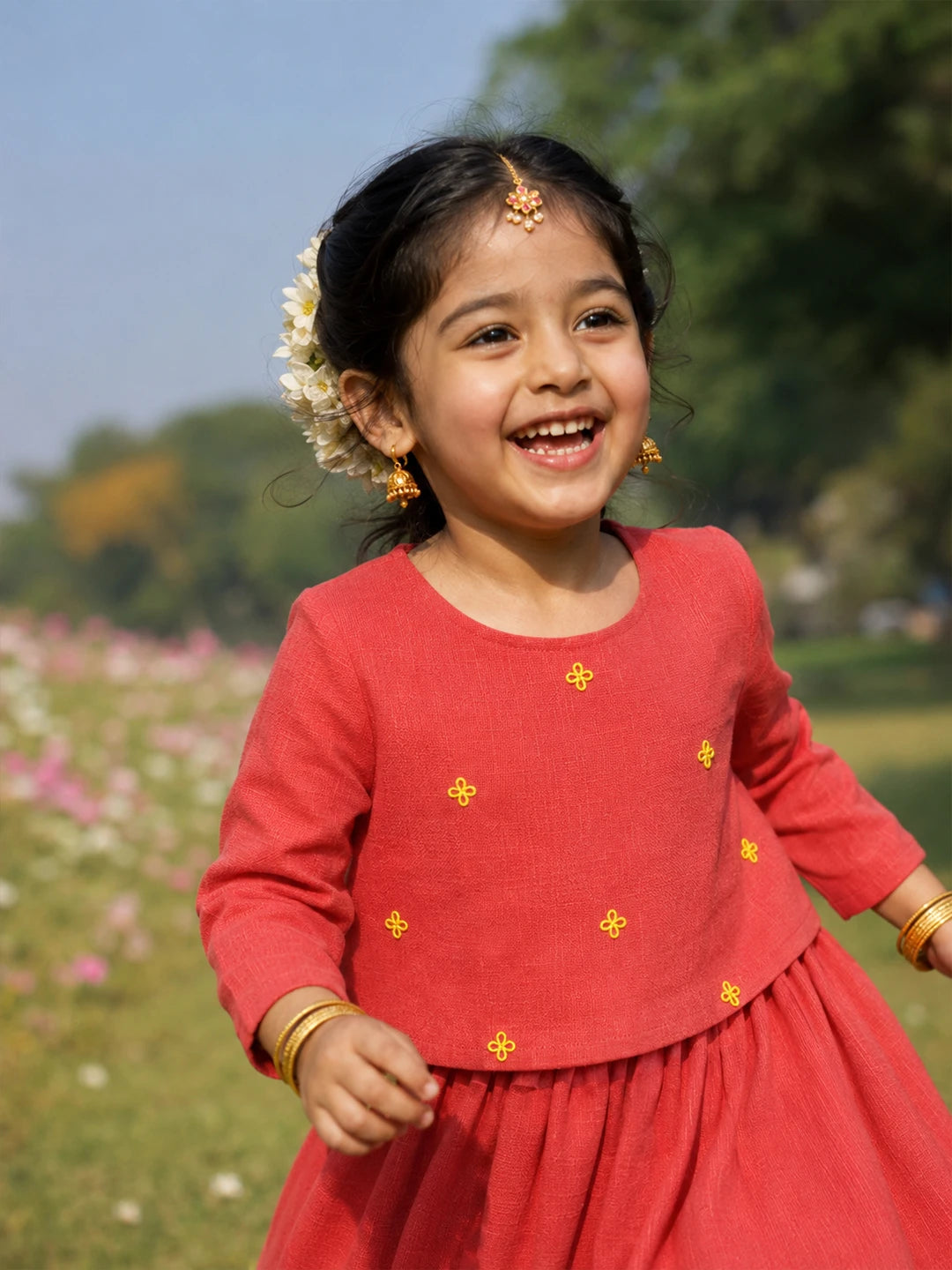 Embroidered Cotton Dress