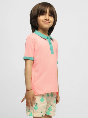 Strawberry Sundae Polo Cotton Tee