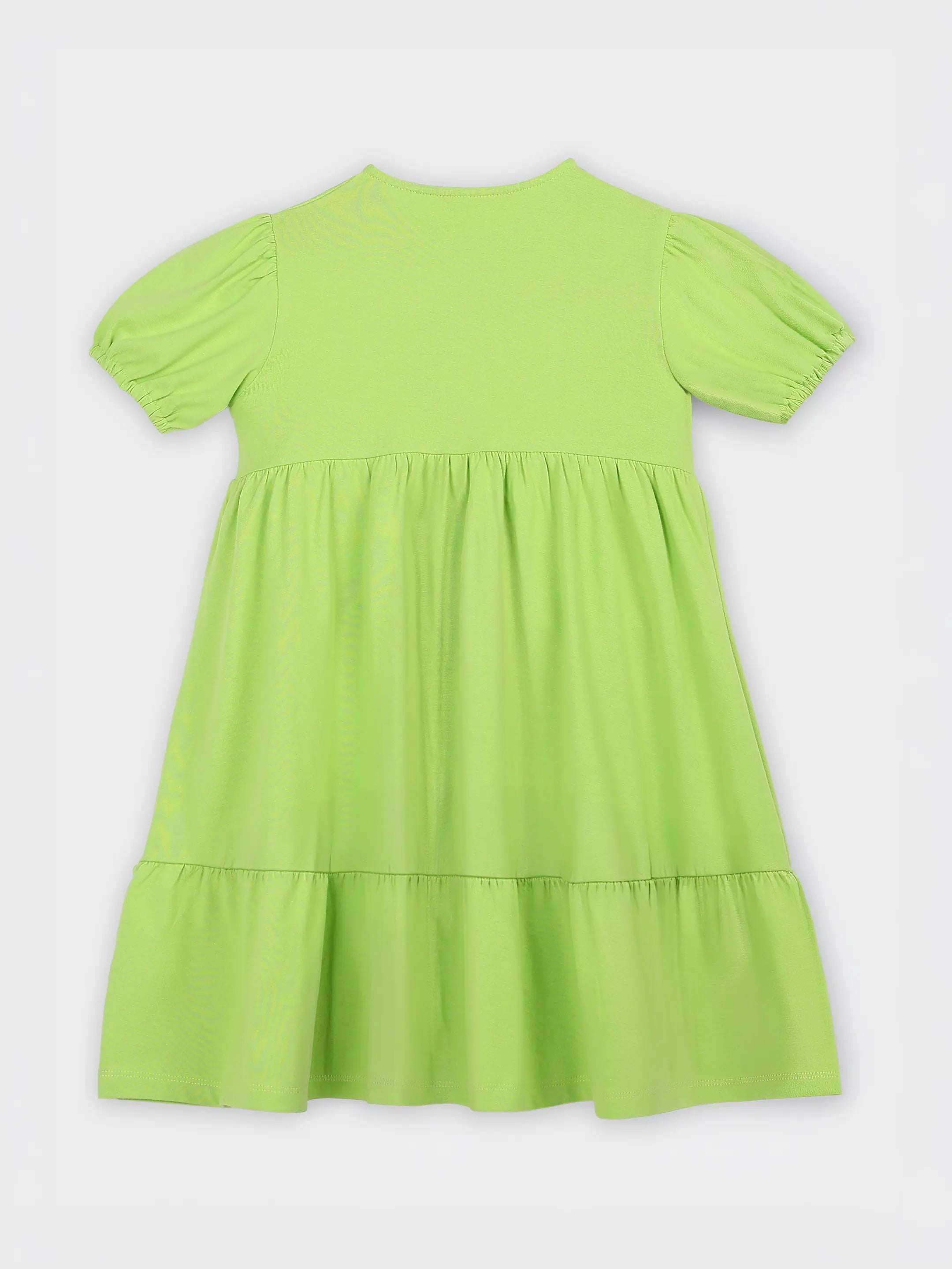 Puff Sleeves Dress