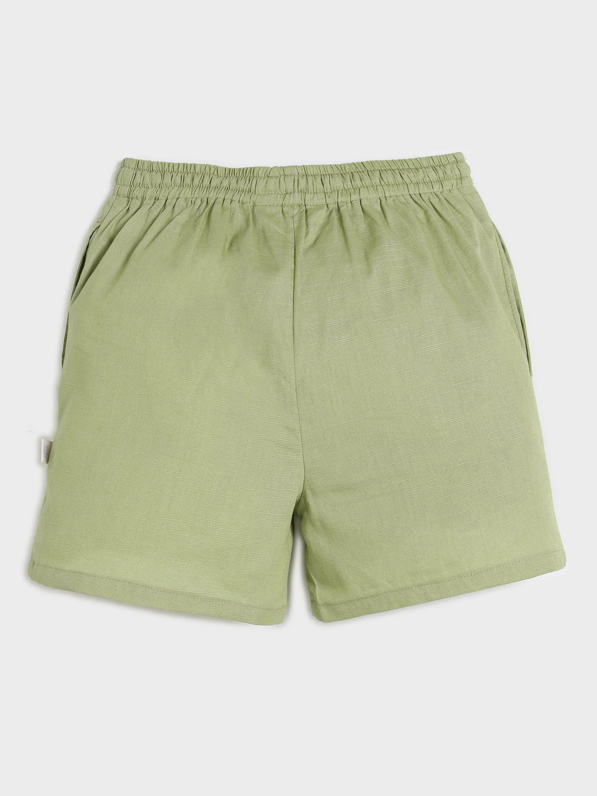 Solid Cotton Shorts
