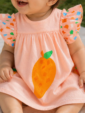 Printed Mango Dress