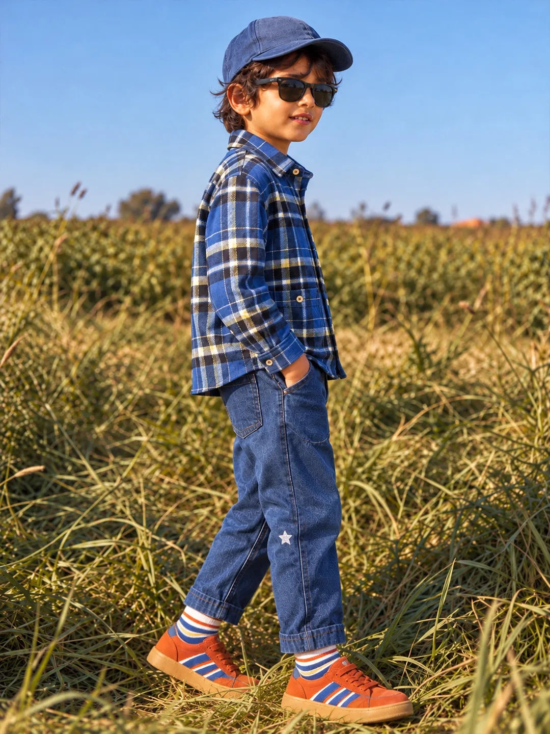 Blue Checkered Shirt
