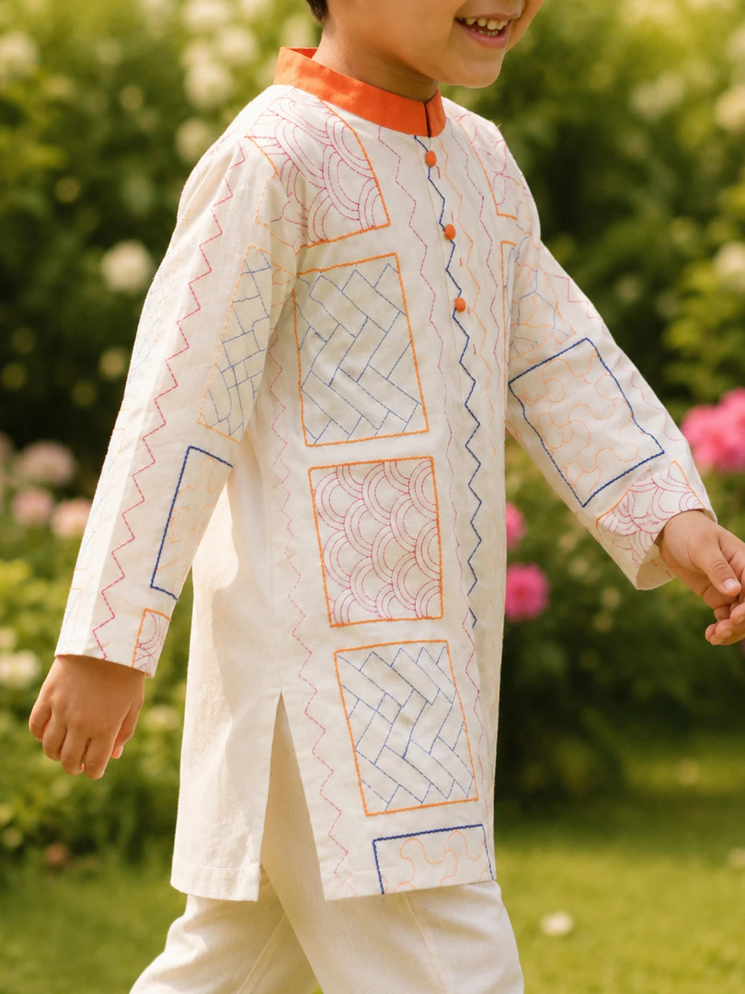 Embroidered Kurta Pajama Set