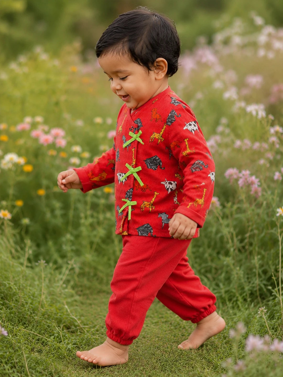 Printed Animal Kurta Set