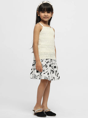 Cloudy Lace Cotton Top