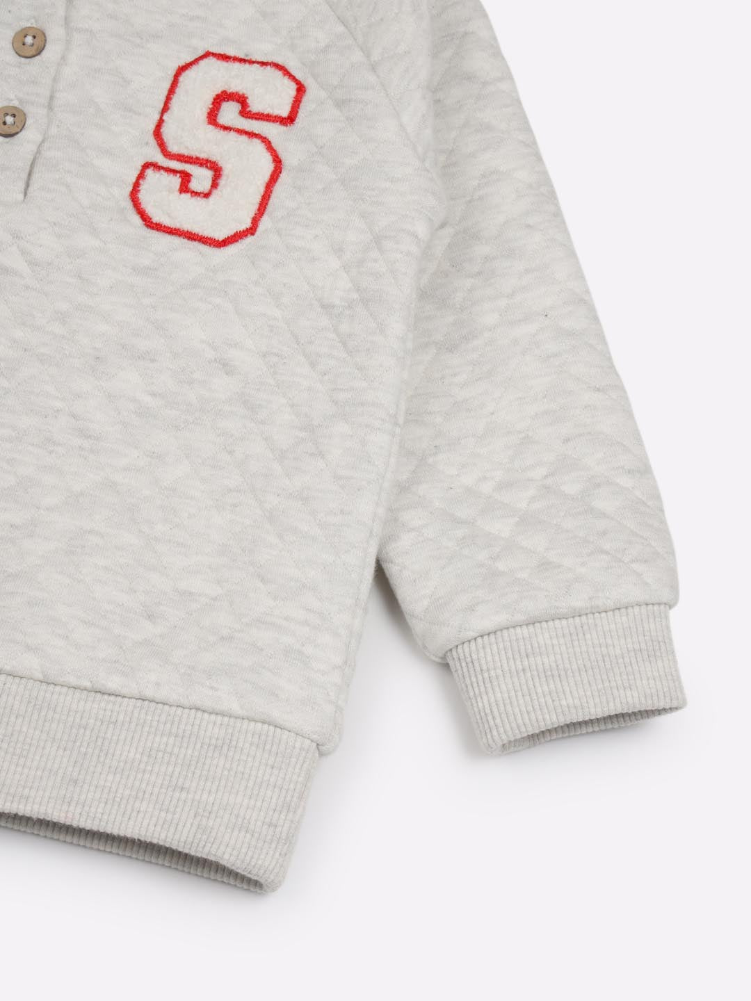 Little Masters Quilted Sweat & Joggers Set