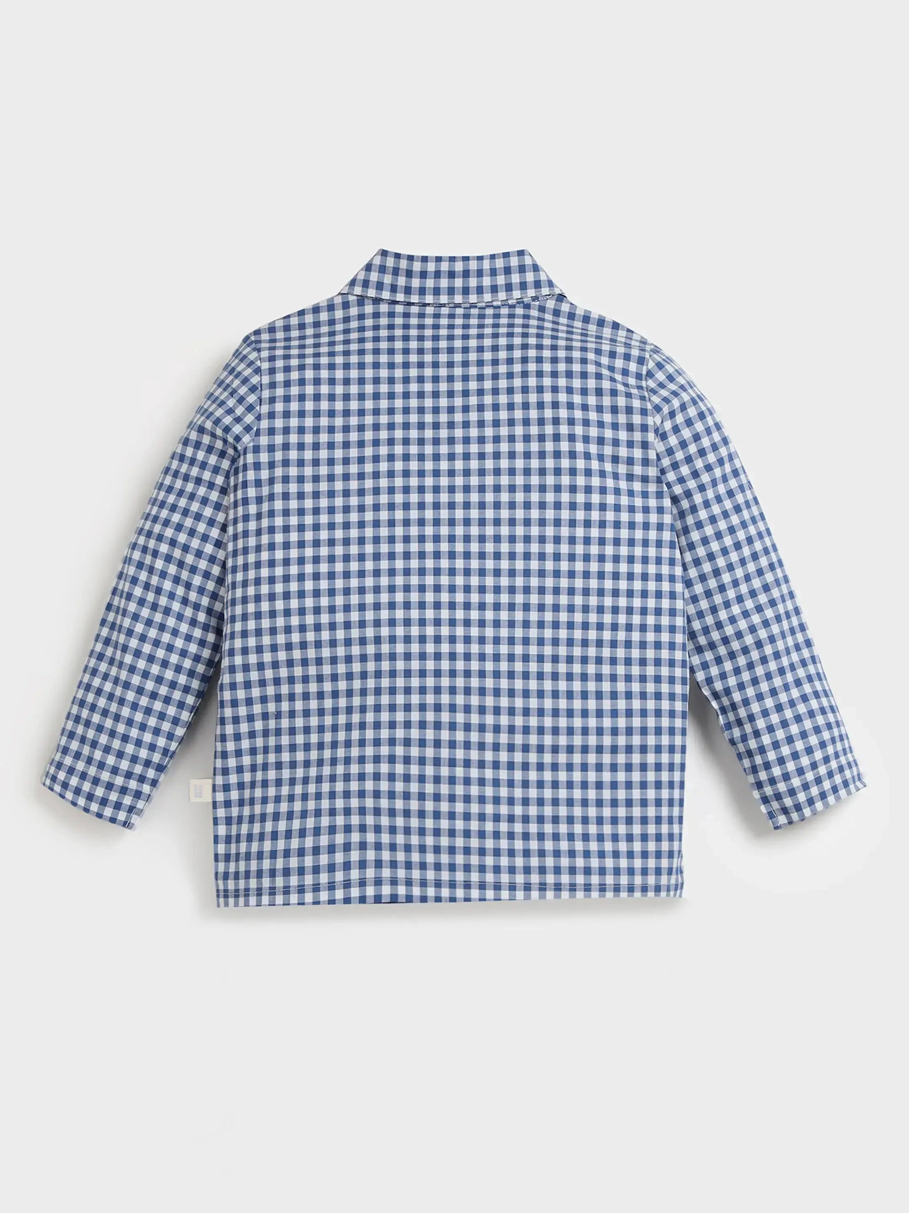 Checkered Blue Shirt