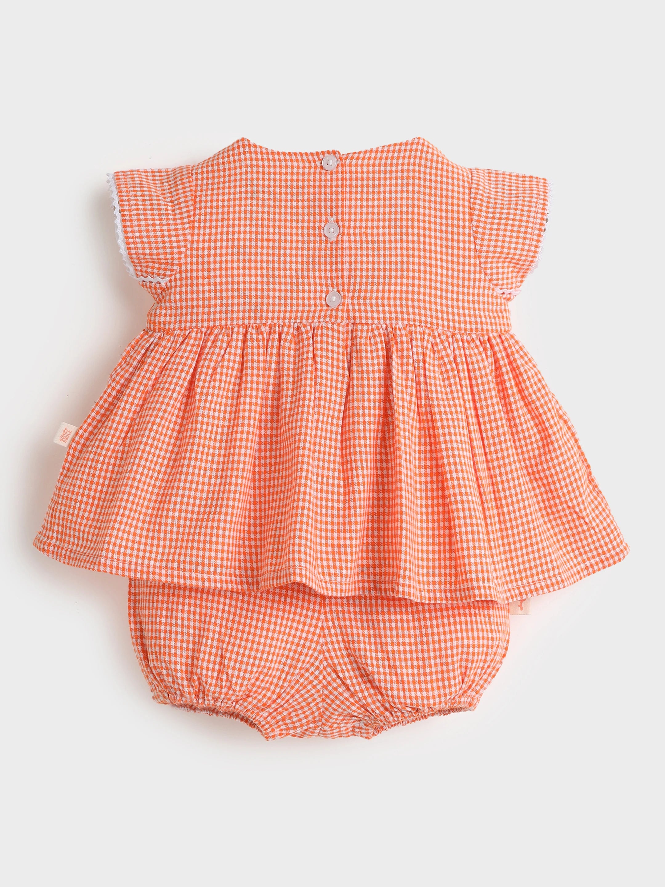 Gingham Dress & Bloomer Set