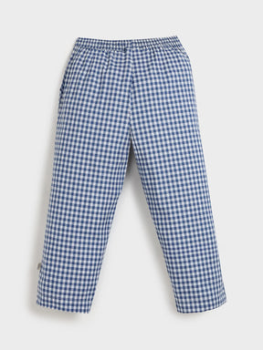Checkered Blue Pyjamas