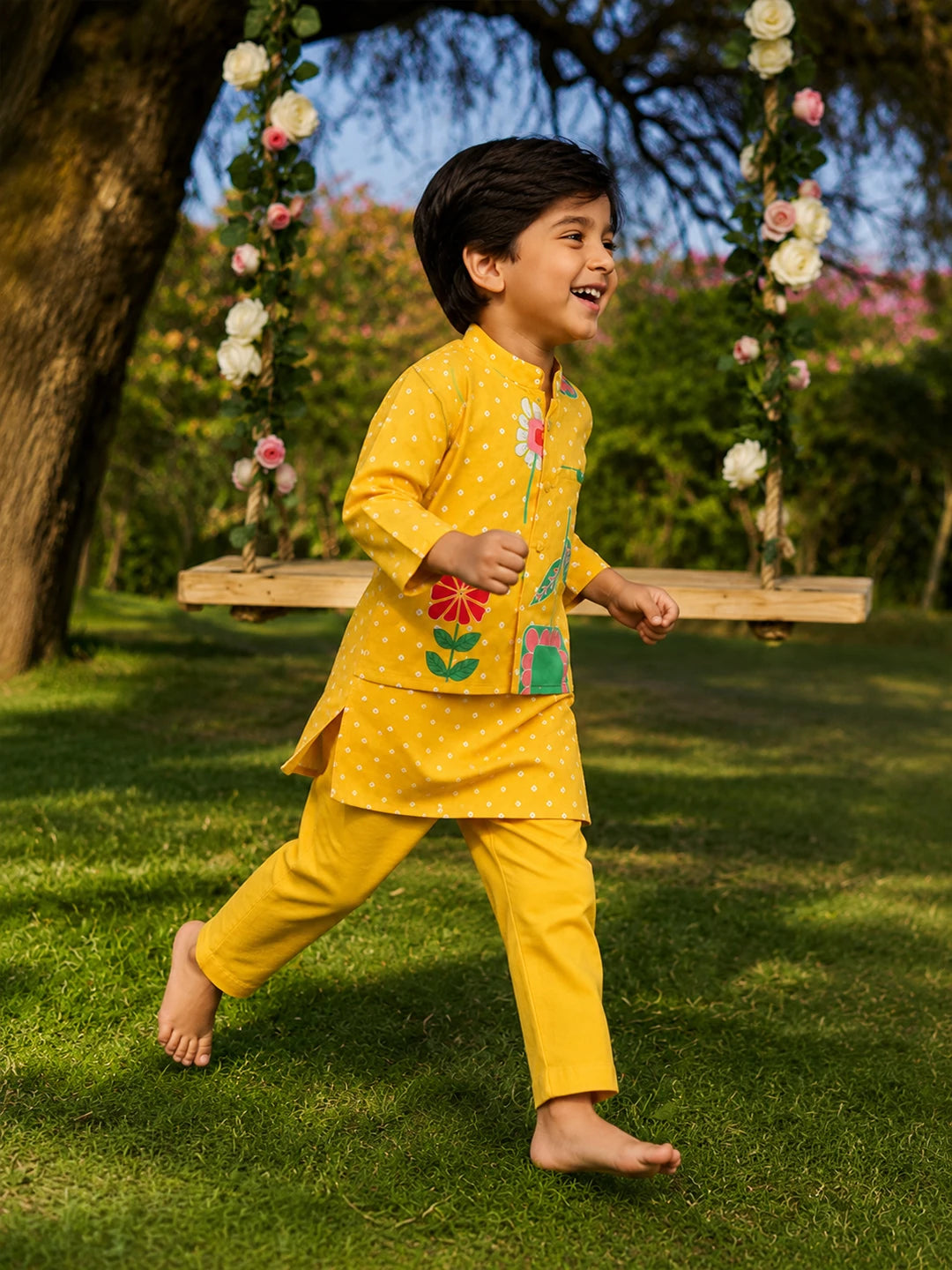 Kurta Pajama Jacket Set