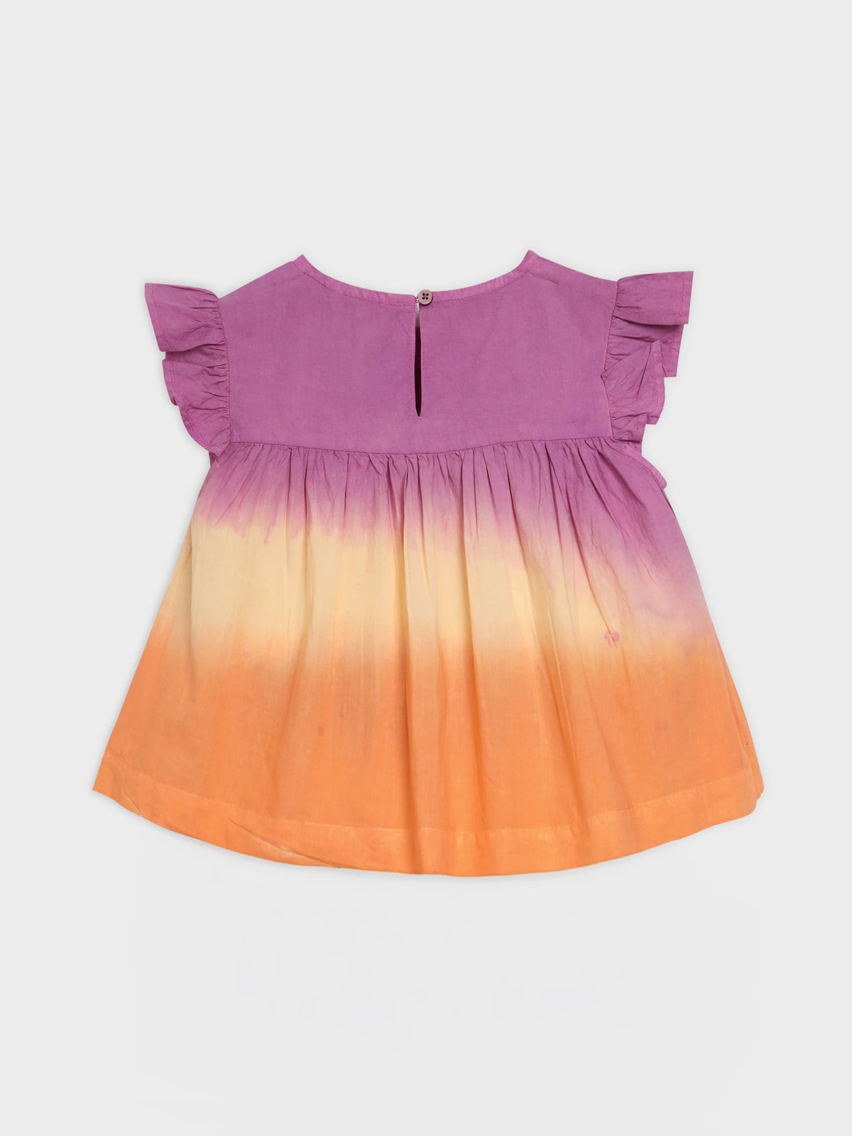 Sunset Ombre Frill Top