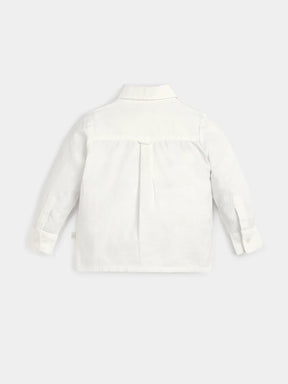 Classic White Embroidered Shirt