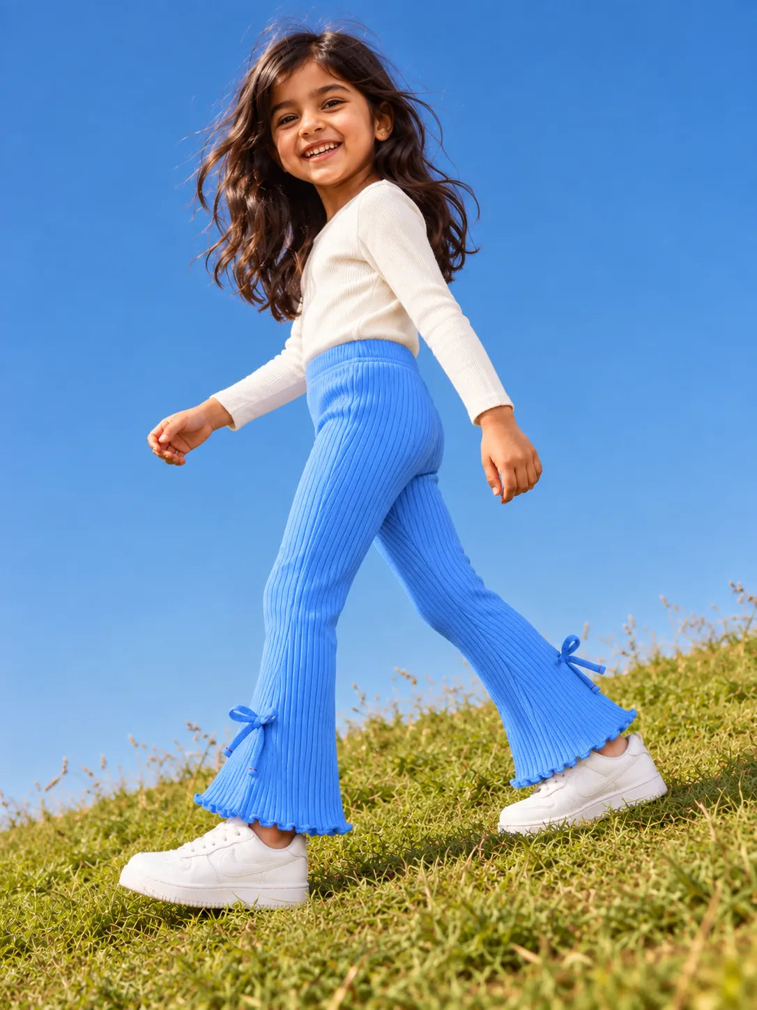 Ribbed Bell Bottom Leggings