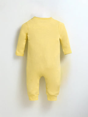 Tiny Lemon Printed Cotton Sleepsuit