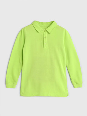 Neon Long Sleeves Polo