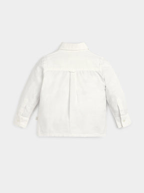 Classic White Embroidered Shirt