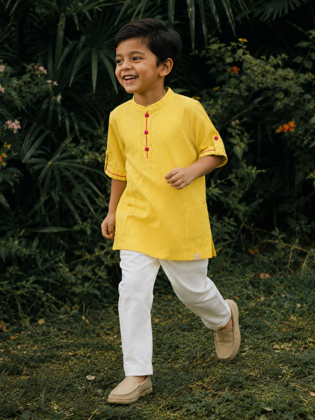 Yellow Tulip Kurta Set