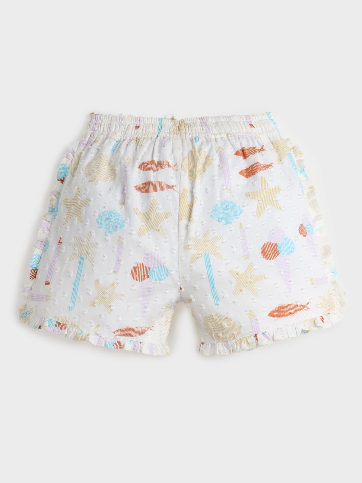 Playful Pastels Ruffles Shorts