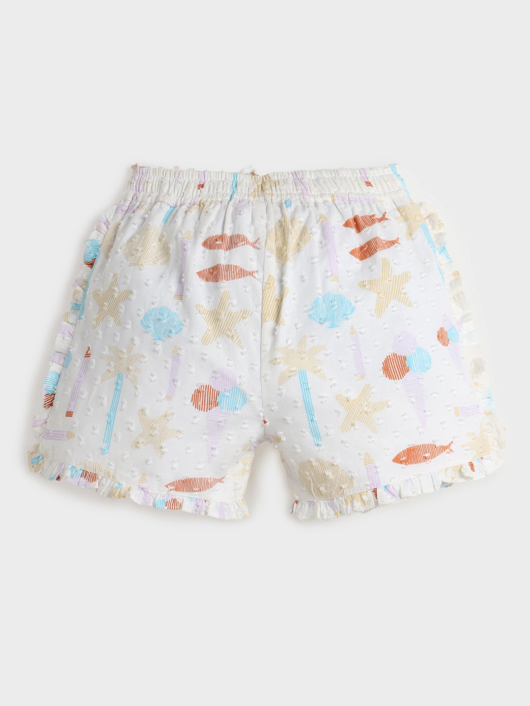 Playful Pastels Ruffles Shorts