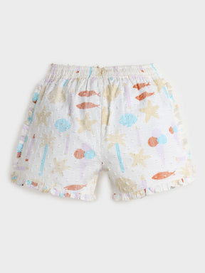 Playful Pastels Ruffles Shorts