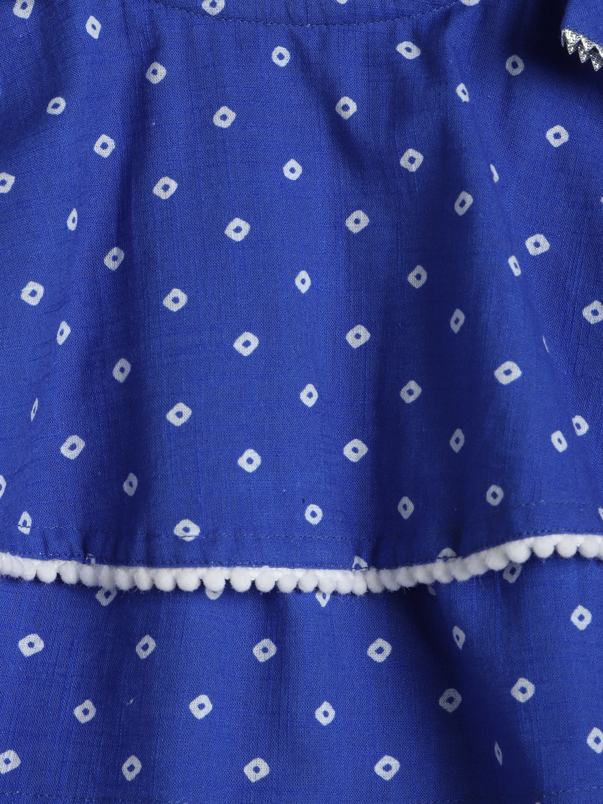 Blue Twirl Bandhani Sharara Set